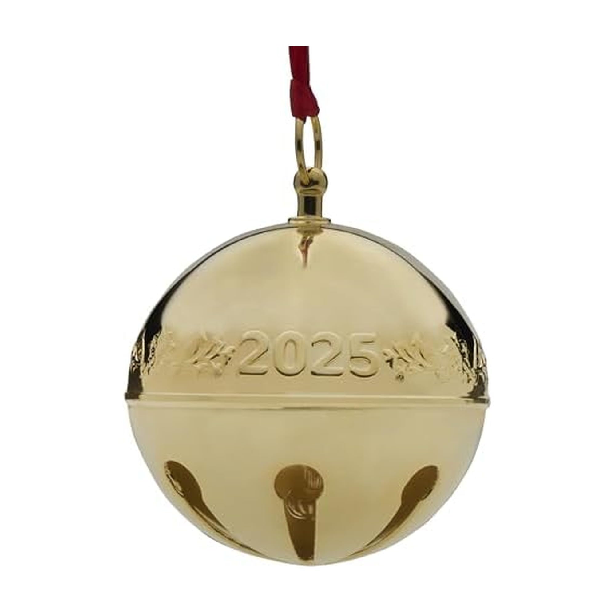 Wallace 2025 Gold Plated Sleigh Bell Ornament 36th Edition Image