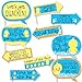Big Dot of Happiness Funny Ducky Duck - Baby Shower or Birthday Party Photo Booth Props Kit - 10 Piece