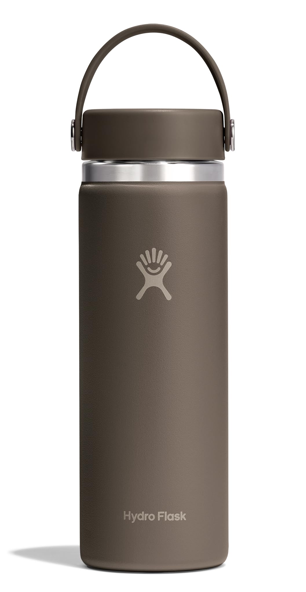 Hydro Flask Water Bottle - Insulated Stainless Steel - Wide Mouth Flex Lid, Non Spill, Leakproof and Refillable in 20 Oz Sandpiper Image