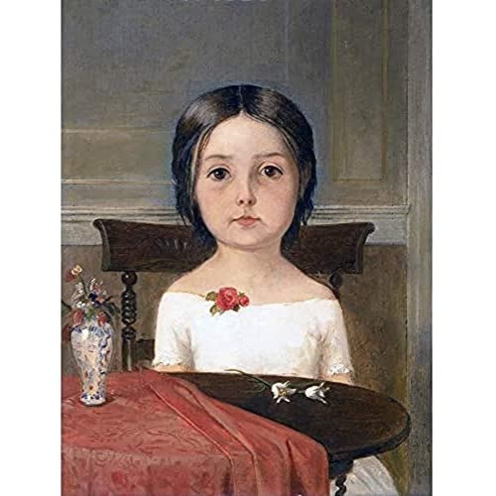 Ford Madox Brown Millie Smith Art Print Canvas Premium Wall Decor Poster Mural