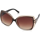 Jessica Simpson Women's J5234 Oversized Retro Butterfly Sunglasses