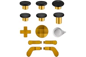 KOOWOD 13 in 1 Magnetic Thumbsticks Analog Sticks Replacement Joystick Parts Repair Accessories Kit Component Set with 4 Paddles, 2 D-Pads, 1 Tool for Xbox Elite Series 2 and Core Controller