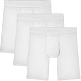 Tommy John Second Skin Boxer Briefs for Men 8", Modal Stretch Fabric, Men's Underwear with Quick Draw Fly and Contour Pouch