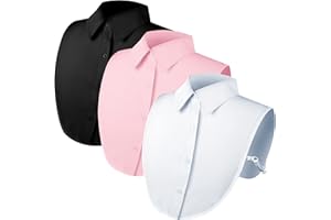 Syhood Fake Collar Detachable Collars Women's Half False Shirt Neckband Dickey Tops Collar for Women