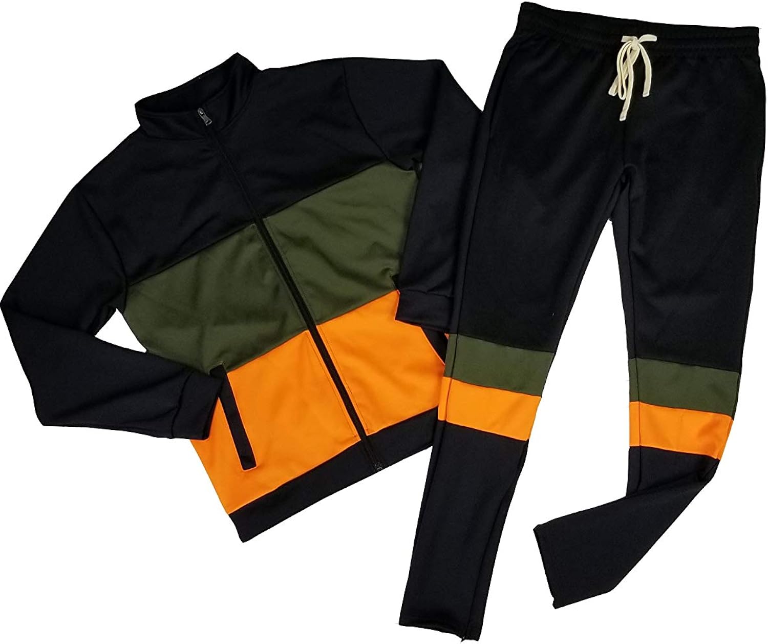 colour block tracksuit mens