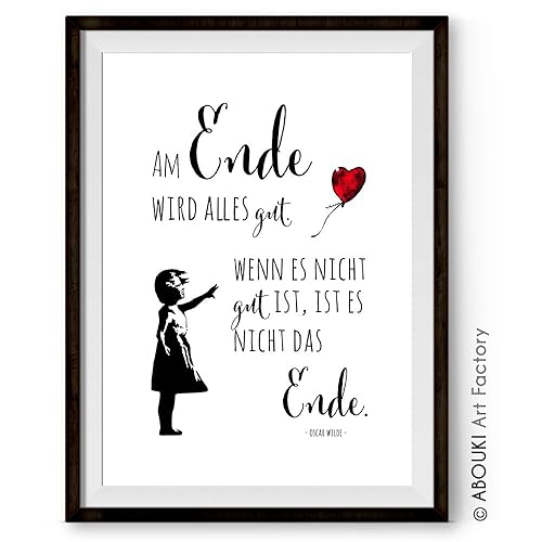Am Ende wird alles gut – Kunstdruck ungerahmt; DIN A4