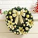 Christmas Wreath Berries Garland, SUPPION Holiday Decorations 2016 (Gold)