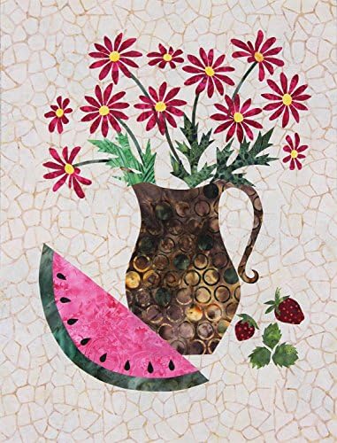 Seasonal Silhouettes Block 6 Laser Cut Fusible Applique Kit with Background, Sew
