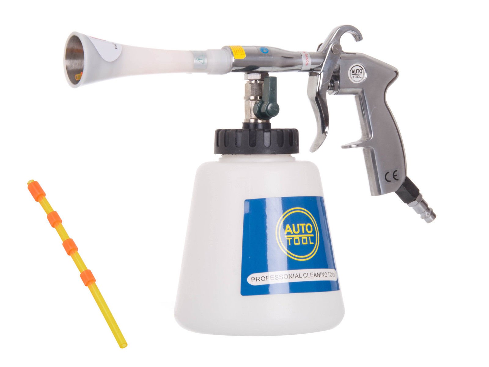 Air Pulse Cleaning Gun TORNADO EFFECT INOX INSERT Upholstery Plastic Carpet Cleaner