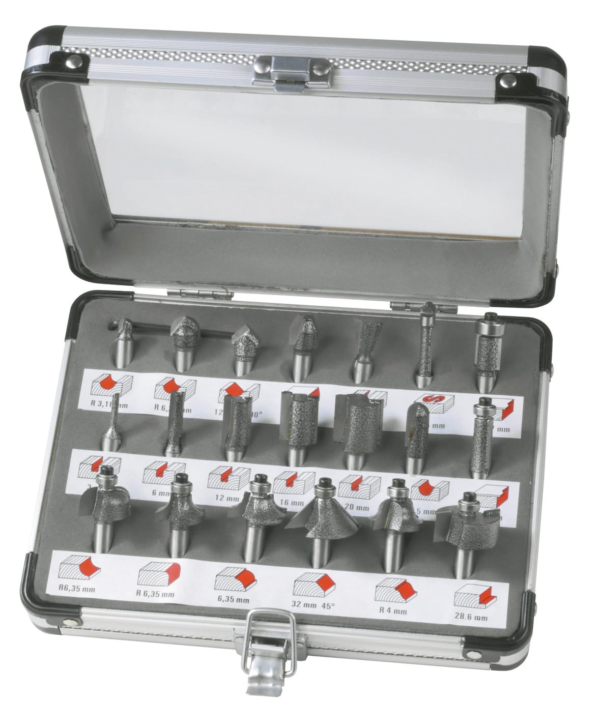 FERM PRA1008 FRB-20 Router Set Pack of 20