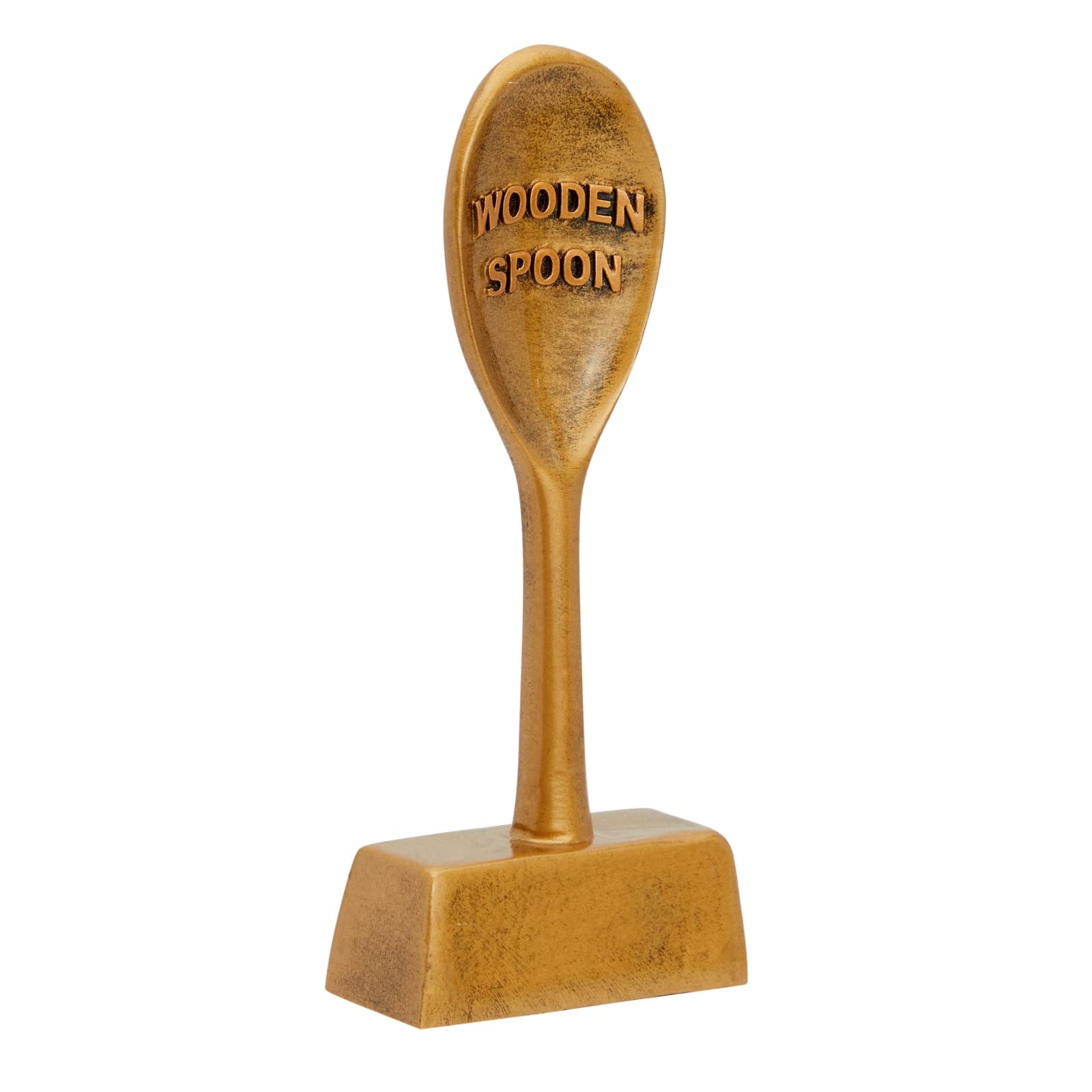 Golden Spoon Trophy, Small Resin Bake Off Award for Cooking and Baking Competition, Sports Tournament, 6 x 16 x 2.5 cm