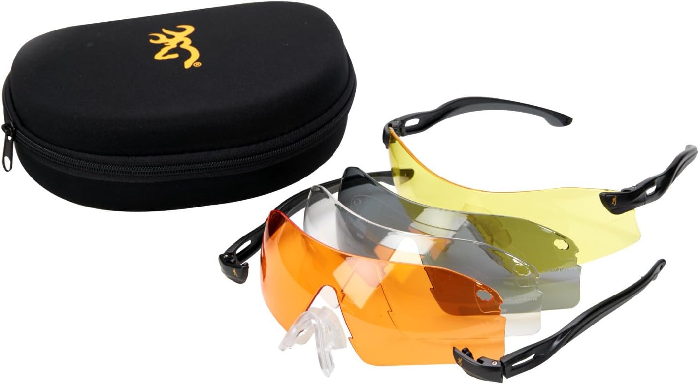 Browning Kit Eagle Shooting Safety Glasses 4 Lens Pack Amazon.co.uk