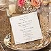 WISHMADE Gold Laser Cut Wedding Invitations Card Envelopes Kit with Hollow Flora Square Lace Pocket for Marriage Engagement Baby Shower Birthday Party (50)