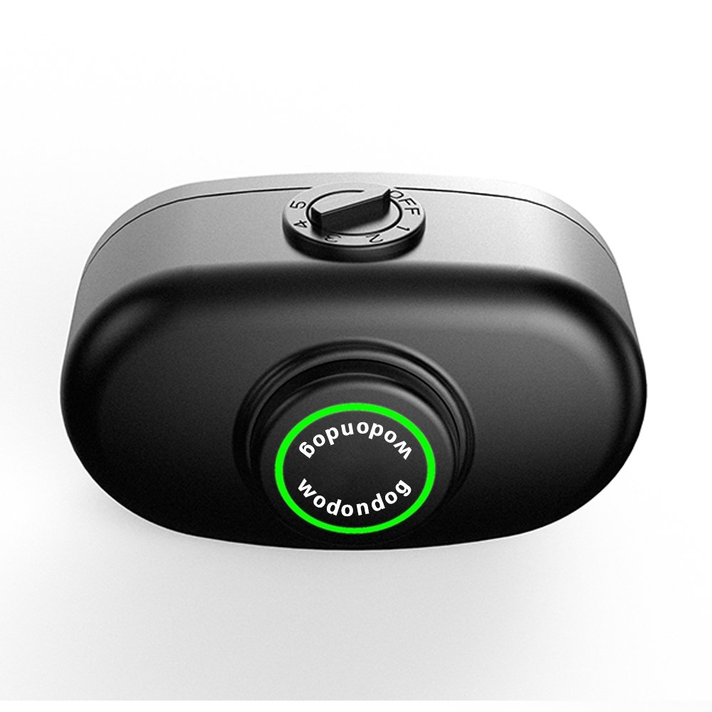 Wodondog Aucun Collier d\'écorce avec la Vibration de Beep Inoffensif Shock Rechargeable Dispositif Anti-aboiement de Contrôle pour Le Petit Chien Moyen Grand