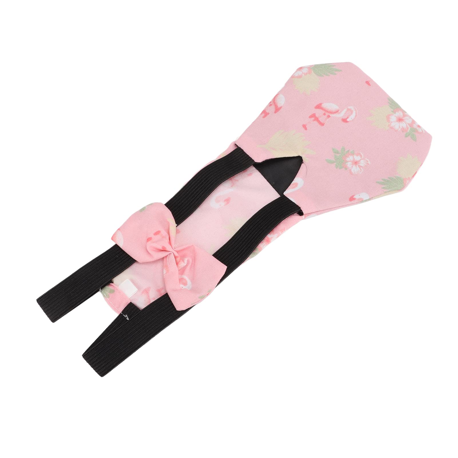 OKAT Pet Chicken Diapers, Fashion Chicken Nappy Clothes Breathable Nylon Buckle Waterproof Reusable for Duck for Chicken(Flamingo, L)