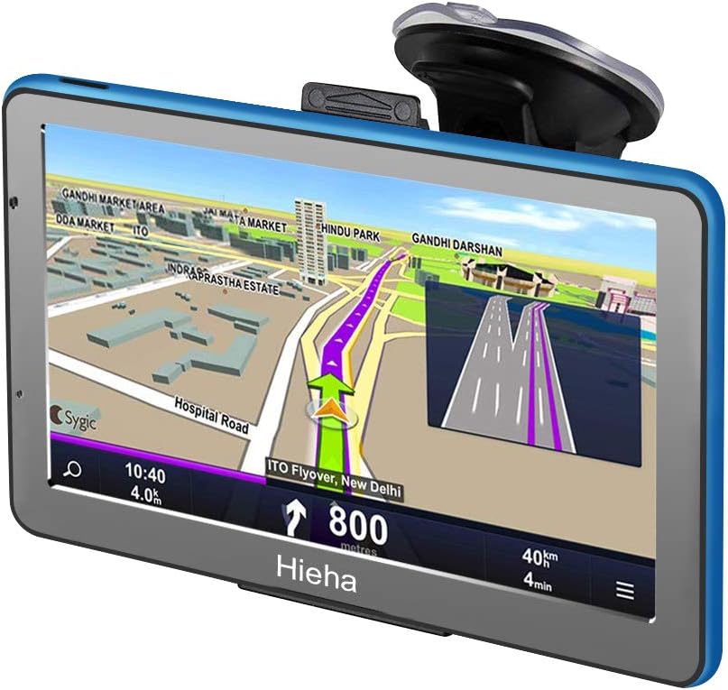 Hieha Sat Nav GPS Navigation System, 7 inch 8GB 256MB Car Truck Lorry