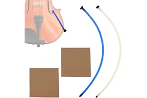 2pcs Violin Humidifiers, Rubber Premium Violin F-Hole Humidifier with Cleaning Cloth Musical Instrument Accessories for Crack