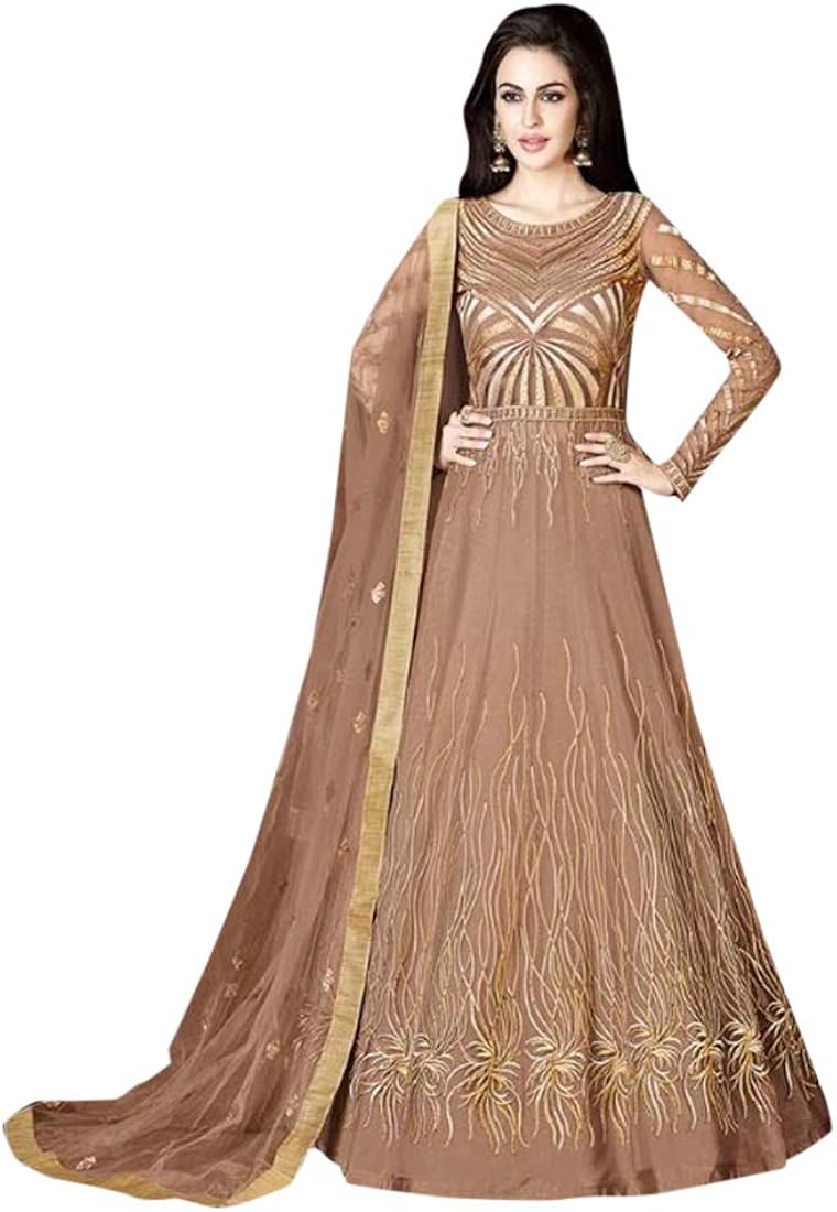 zari work designer gown