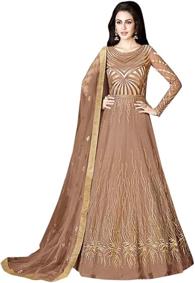 Amazon Com Fresh Designer Silk Net Salwar Kameez Bridal Dress