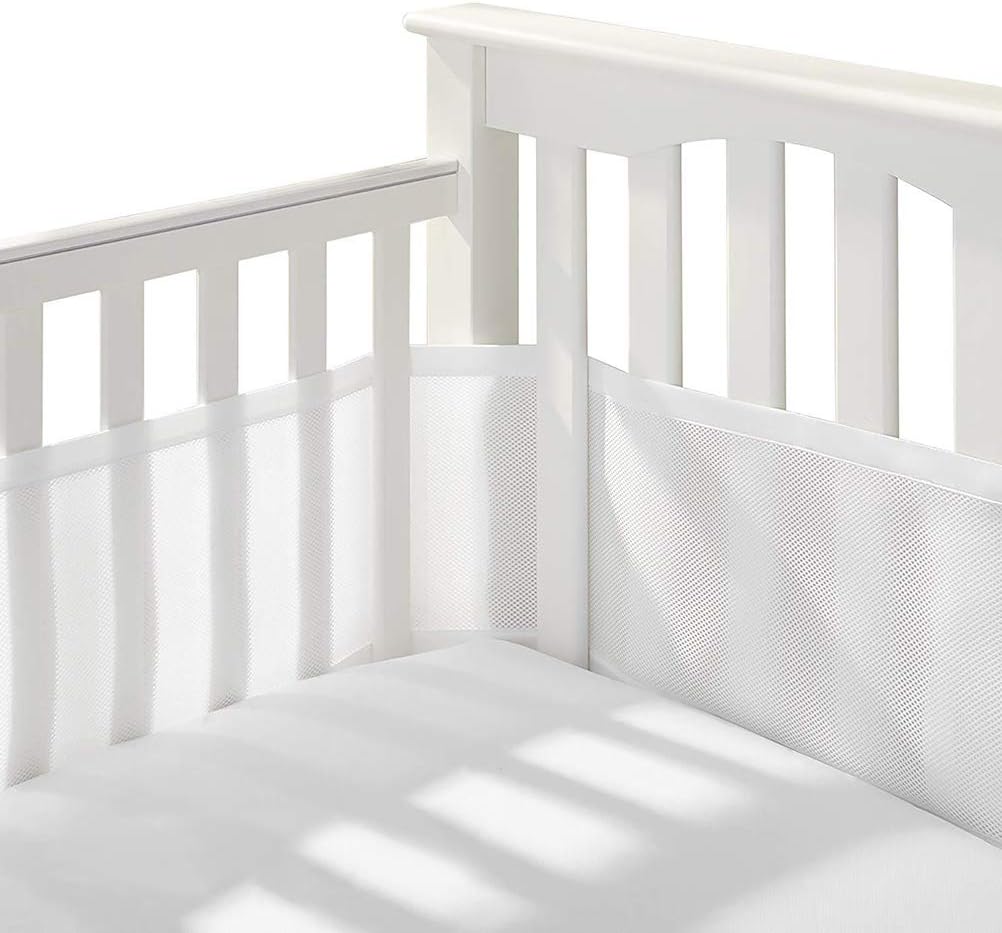 breathable cot bumper set