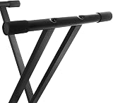 Tiger KYS14-BK Fully Adjustable Keyboard Stand Heavy Duty Double-Braced Steel view 3