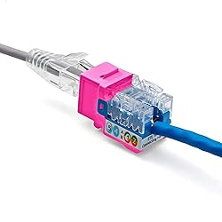 trueCABLE Cat5e Keystone Jack, Unshielded (UTP), 90