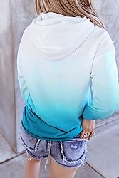 HVEPUO Tye Dye Print Y2k Hoodie Hoodie Casual