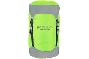 Frelaxy Compression Sack, 40% More Storage! 11L/18L/30L/45L/52L Compression Stuff Sack, Water-Resistant & Ultralight Sleeping