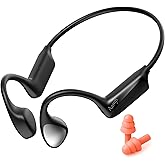 Aamft Bone Conduction Headphones - Bluetooth 6.0 Open Ear Headphones, Comfort Fit Wireless Headphones with Mic, 10hrs Playtime, IPX6 Sweatproof, Lightweight,Premium Loud Sound for Running,Sport,Travel