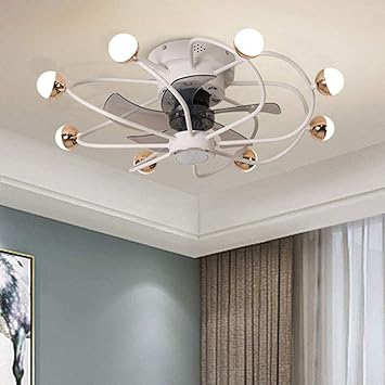 Ceiling Fan with Light | 3 Color Dimming | Silent Operation | with
