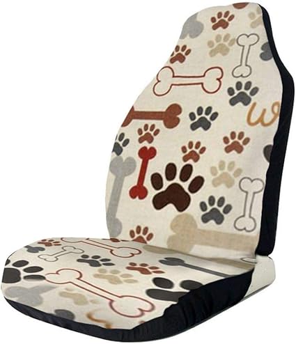 dog paw print seat covers