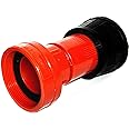 SAFBY Fire Hose Nozzle Thermoplastic Fire Equipment Spray Jet Fog (2" NPSH/NPT)