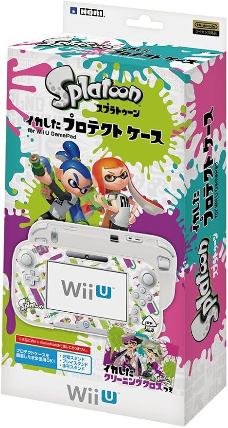 Amazon Wii U Gamepad専用 スプラトゥーン イカしたプロテクトケース For Wii U Gamepad ケース 収納