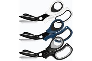 MEUUT 8 inches All Purpose Scissors Multipurpose Heavy Duty Shears, Forged Stainless Steel Utility Scissors Industrial Shears Kitchen Scissors for Household, outdoors, EMT