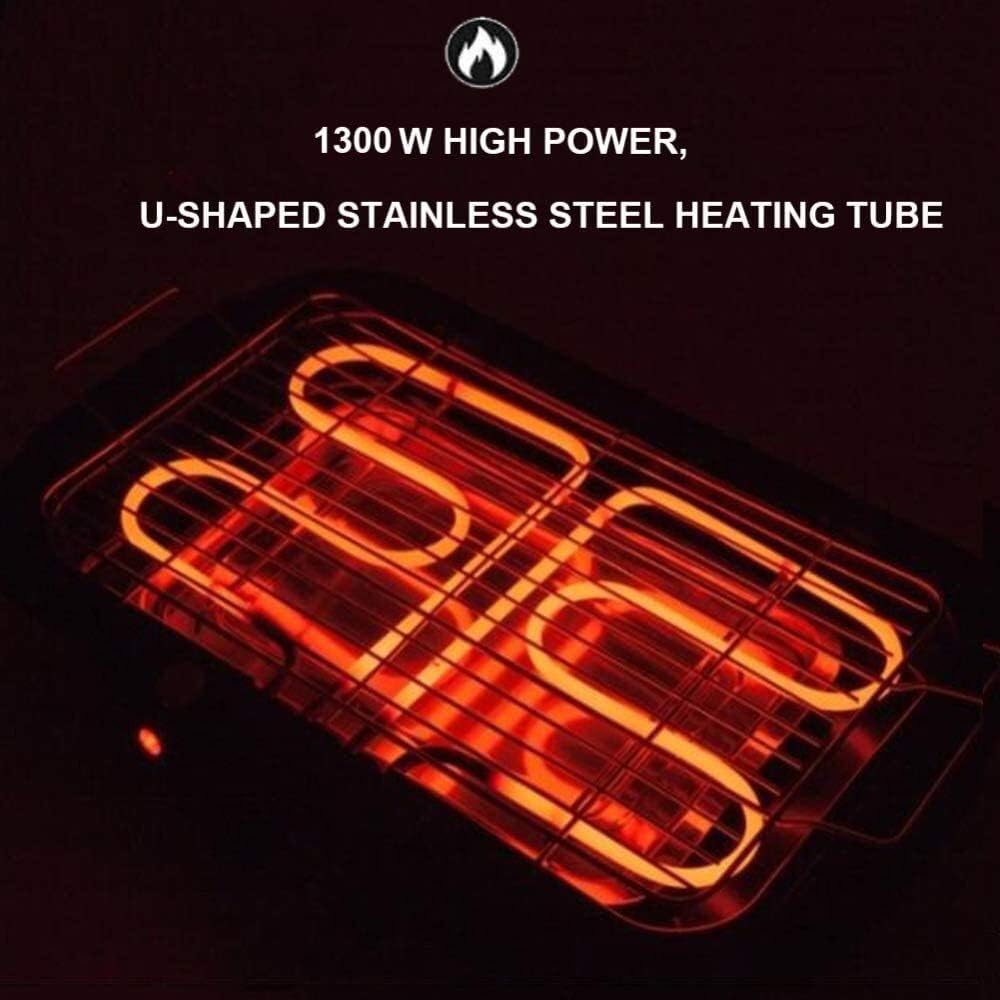 review Electric Table Top Teppanyaki Grill Griddle Indoor/Outdoor Hotplate Cooker Grill Table Hot BBQ Plate for Kitchen Dinner Party Camping Festival Cooking YZPDD