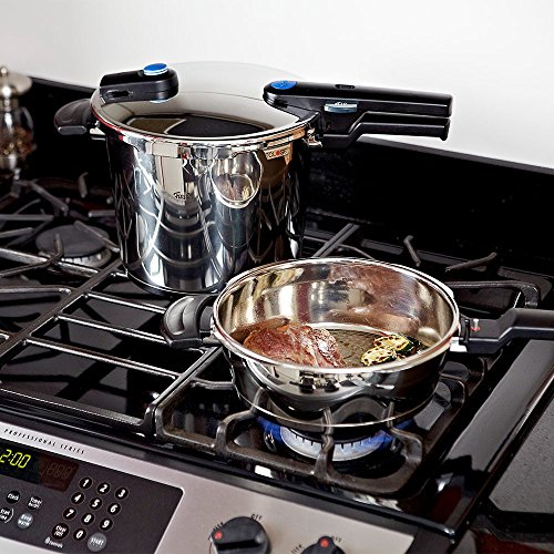 Fissler vitavit Pressure Cooker Set of 6 with Skillet, GlassLid and