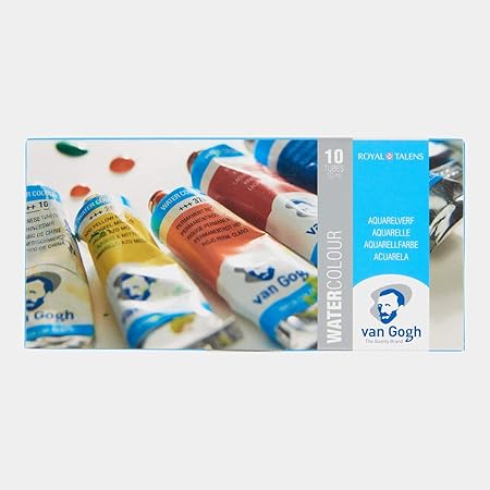 Caja 10 Tubos Acuarela Van Gogh 10ml: Amazon.es: Hogar