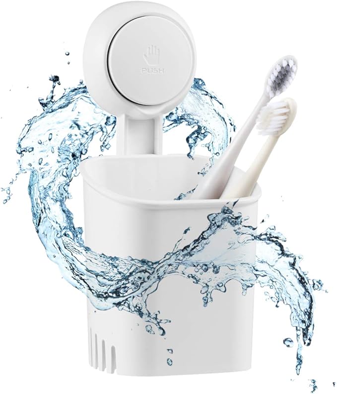 Marchpower Suction Cup Toothbrush Holder Waterproof Multi