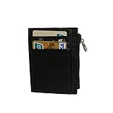 Portefeuille pour Homme en Real Cuir-Jingleer Etui RFID Blocage Porte Carte de C