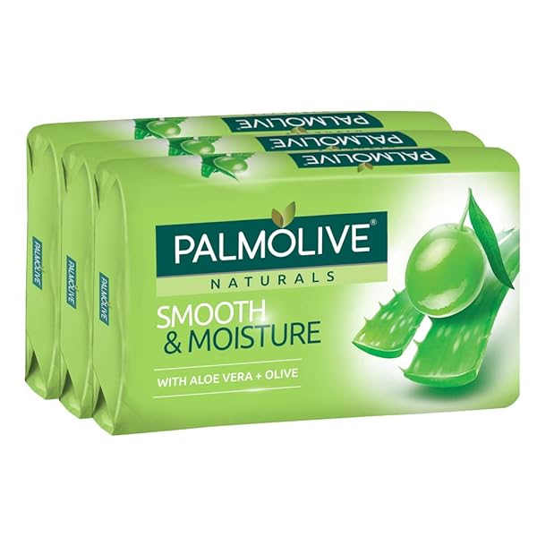 PALMOLIVE NATURALS SMOOTH MOISTURE BAR SOAP, ALOE AND...
