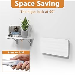 20-Inch Foldable Brackets for DIY Folding Shelves