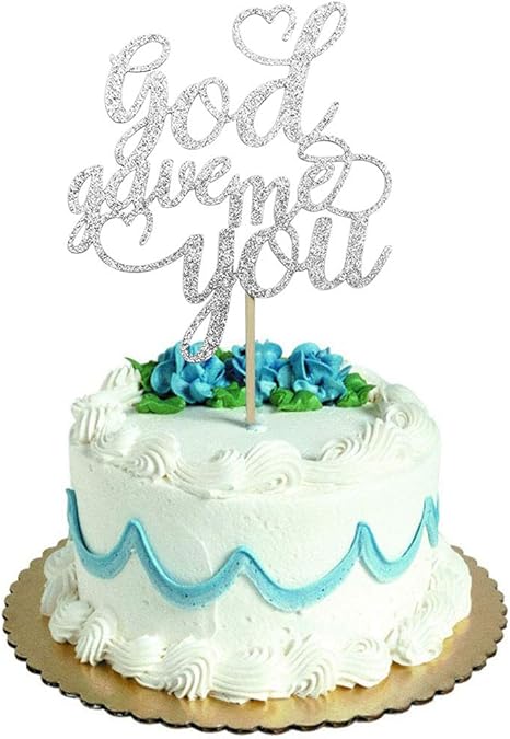 Amazon Com God Gave Me You Cake Topper For Engagement Wedding