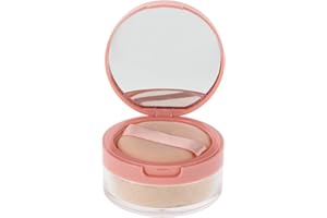 Garneck Oil Control Loose Setting Face Powder with Mini Puff Breathable Waterproof Makeup Powder for Light