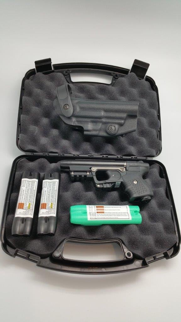 PIEXON LE 2 Shot Firestorm Pepper Spray Gun Bundle SFCPA