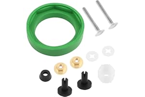 TLPCRKI Toilet Tank to Bowl Gasket Kit for American Standards Toilet Part AS738756-0070A, 3 Inch Toilet Tank Replacement Kit, Includes Gasket, Bolts and Other Essential Parts