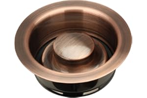 AKICON Kitchen Sink Antique Copper Finish Garbage Disposal Flange Stopper, One Size Disposal Rim, Fit 3-1/2 Inch Standard Sink Drain Hole