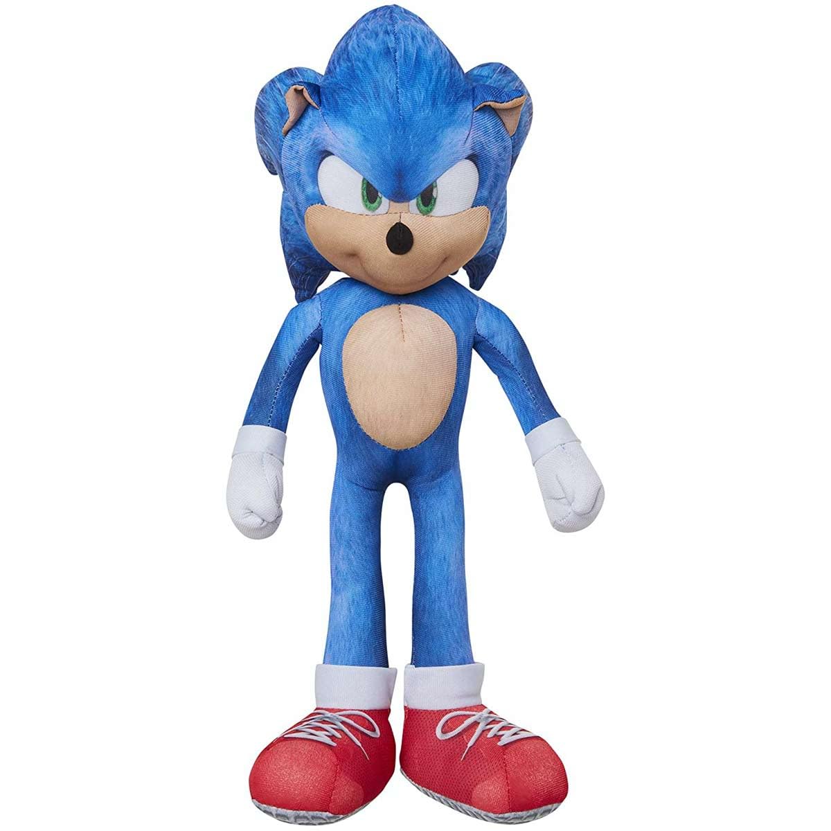 Sonic the Hedgehog Movie Talking Plush, 13” / 33cm Sonic Plush Says 7 Different Phrases and Makes 3 Unique Sounds Effects