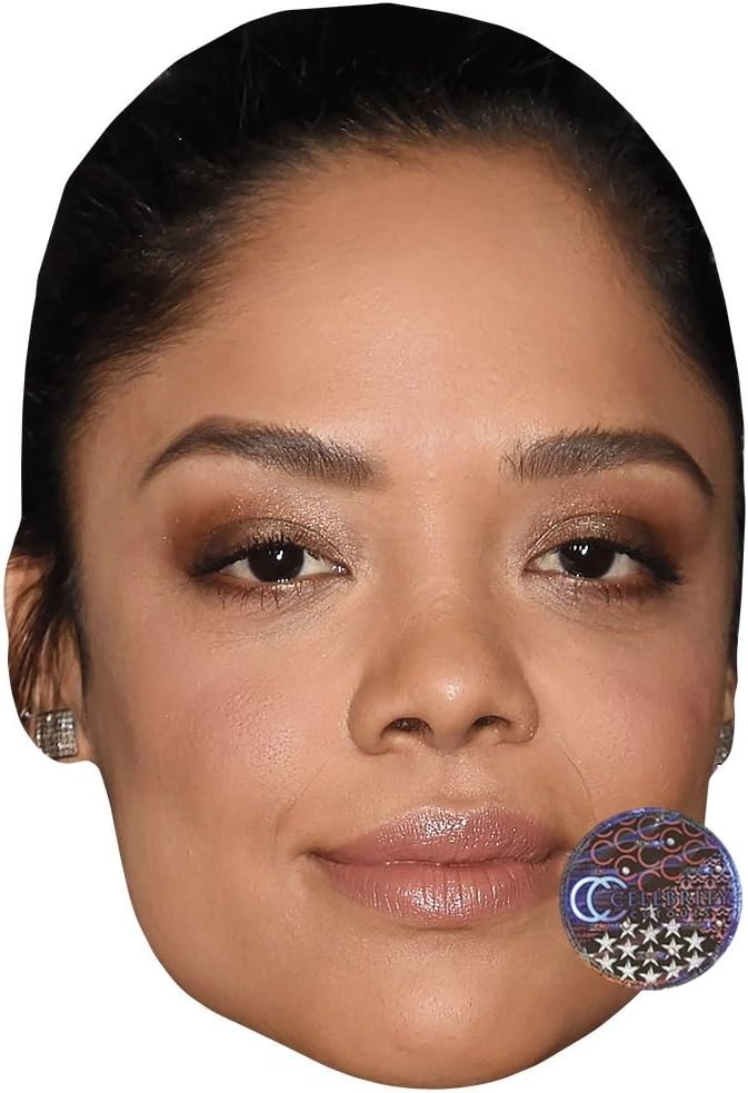Amazon Com Tessa Thompson Short Hair Celebrity Mask Flat Card