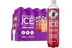 Sparkling Ice Purple Variety Pack, Flavored Sparkling Water, Zero Sugar, with Vitamins and Antioxidants, 17 fl oz, 12 count (