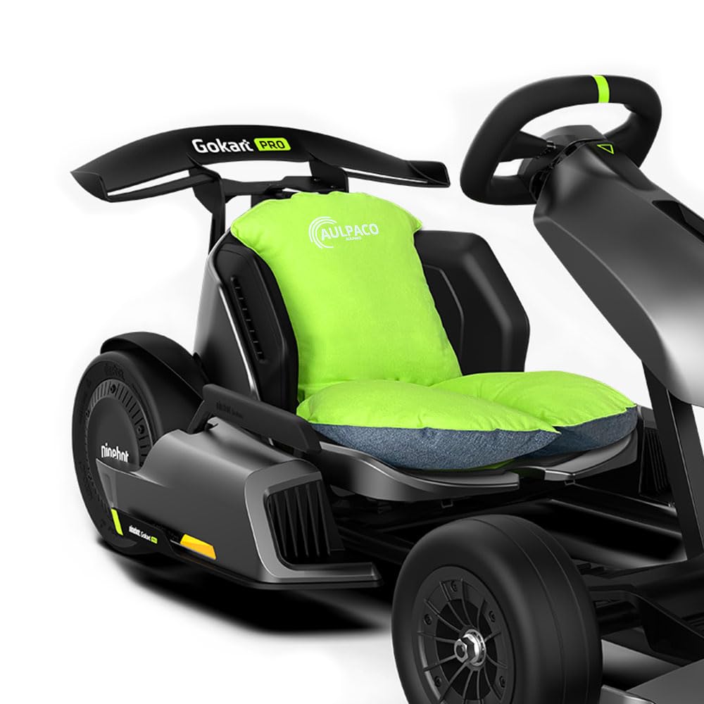 AULPACO Comfortable Backrest Seat Cushion for Segway Ninebot Gokart Karting Accessories（It's just a Cushion, not a go Kart）